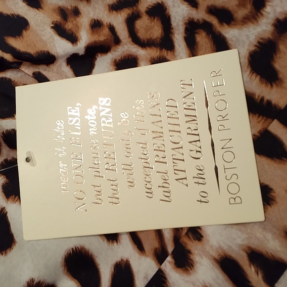 Boston Proper Fit & Flare Animal Print Sleeveless Dress Size 18 - Picture 11 of 12